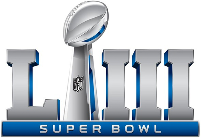 Super Bowl LIII Primary Logo iron on transfers for clothing